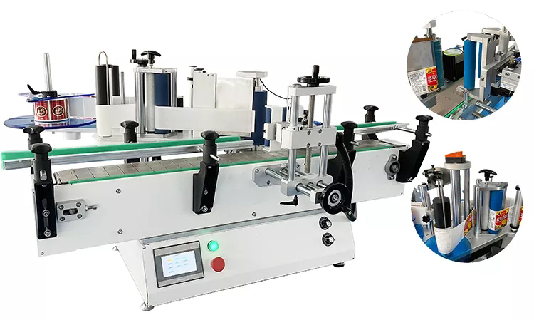 Round bottle labeling machine