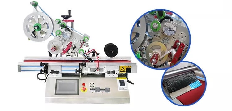 Round bottle labeling machine