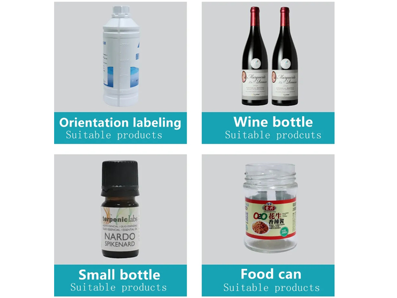 square bottle labeling products
